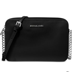 Michael Kors Leather Jet Set East West Crossbody